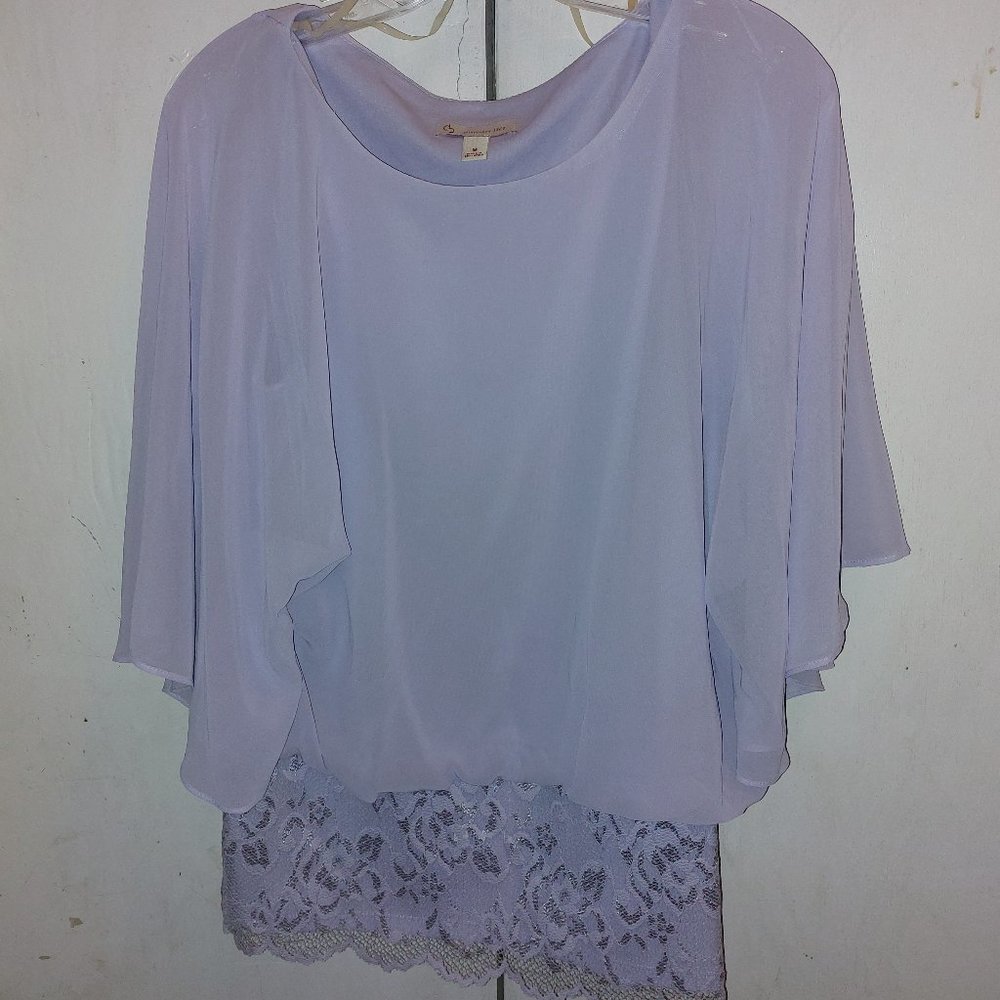 Fancy lavender blouse
